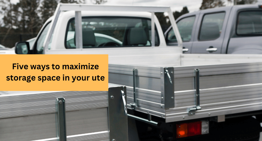 Five ways to maximize storage space in your ute